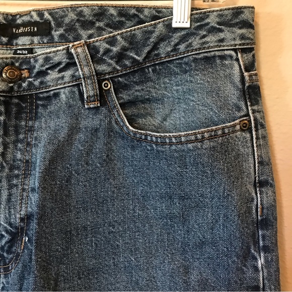 Van Heusen Classic Fit Blue Jeans Size 34 x 32 - Picture 7 of 14